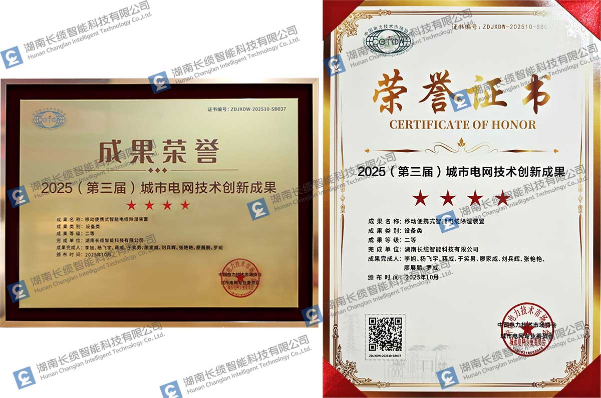 長纜智能閃耀城市電網(wǎng)峰會(huì)，雙項(xiàng)創(chuàng)新成果斬獲三大權(quán)威獎(jiǎng)項(xiàng)獎(jiǎng)牌匾